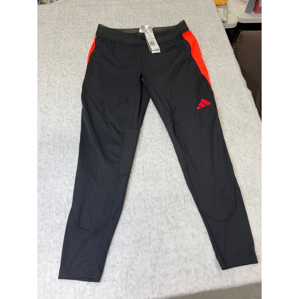 Adidas Tiro 24 Pro Training Pants Black Solar Red IJ7379 Womens Large NWT‎